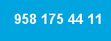 958 175 44 11 958 175 44 11